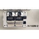 古里精機製作所 2連式　台付数取器 H-102M-2