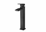 Pfister LG40DF1B Kenzo Single Control Vessel Bathroom Faucet, Matte Black [並行輸入品]