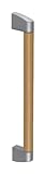 シロクマ ハミング取手600mm シルバー・Lオーク NO-600