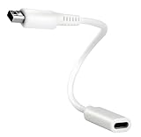 3DS 充電器 充電ケーブル USB電源コード USB Type-C変換ケーブル 充電用 New3DS New3DSLL 3DS 3DSLL i2DS DSi DSiLL 2DSなど用 耐久性あり 17.5cm（ホワイト）