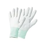 （まとめ） TANOSEE ニトリルゴム手袋薄手 M グレー 1セット（25双：5双×5パック） 【×3セット】