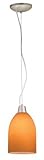 Access Lighting 28018-BS/AMB Inari Silk Cone Mini Pendant Light [並行輸入品]