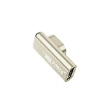 日本の中小企業 Type-C to Type-C マグネット式 変換アダプタ L字 USB-C 240W 8K60Hz USB3.2 GEN2 40Gbps typec ハブ typec to type c usb c マグネット 充電 データ転送 変換アダプタ usbc マグネット変換アダプター (Eタイプ, USB-C(メス)本体のみ)