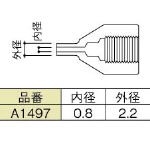 白光 ノズル0.8MM狭小タイプ A1497