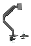 Alterzone シングルモニターアーム 17~49インチ対応 高耐荷20kg メカニカルスプリング式 ブラック ALZARMMTUM-G