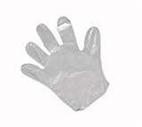 Winco Clear Disposable PE Gloves, Large, 500 pcs. [並行輸入品]