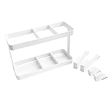 ドライヤー&ヘアアイロンスタンド 洗面台 スッキリ収納♪ シンプルデザイン 調味料入れ リモコンラック 使用用途いろいろ！