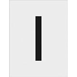 アイマーク:IM ステンシル I 文字サイズ250×125mm AST-I250125 型式:AST-I250125