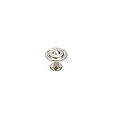 Century Hardware 21416-15 Lisbon 1-1/4" Diameter Round Knob, Satin Nickel [並行輸入品]