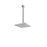 Rohl 1070/8APC 7-1/2-Inch Modern Single Function Square Scossa Shower Rose Showerhead with Swivel an