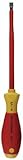 Wiha Tools 32028 Insulated Cushion Grip Slotted Screwdriver - 4.5 x 200 mm. by Wiha Tools