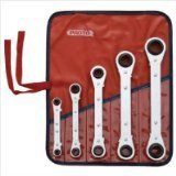 Stanley Proto J1190MLO 5 Piece Metric Reversible Ratcheting Box Wrench Set [並行輸入品]