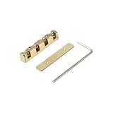 OVSAL ギターナット エレキギター 真鍮ナット 42.5mm 真鍮ギターナット 6弦エレキギター交換部品