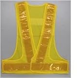 安全ベスト　V60型（テープ幅60㎜）　イエローメッシュ×イエローテープV60-YY