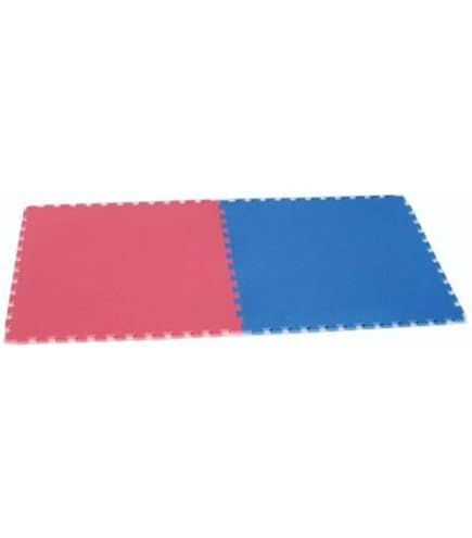 Amazon | 武道用ジョイントマット 青 16枚セットまとめ買い100×100×1.5 