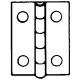 National Mfg.N211367Antique Brass Hinge-1-1/2X1-1/4 AB HINGE (並行輸入品)