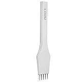 丸目打ち レザークラフト 工具 目打ち 手芸 4mm スチール 高強度鋼 (5本の歯)