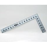 曲尺 平ぴた シルバー 15cm 表裏同目 10007 かねじゃく さしがね 定規 ステンレス シンワ測定