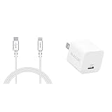 【充電器セット】 エレコム Type-C to Lightningケーブル (USB PD対応) ライトニング iPhone 充電ケーブル 高耐久 Apple認証品 1.2m ホワイト MPA-CLS12XWH + USB充電器 20W USB-C×1 EC-AC11WH