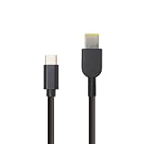USB Type-C PD - 角型充電端子 電源変換ケーブル 1.5m 最大65W対応 Lenovo/NECノートPC用