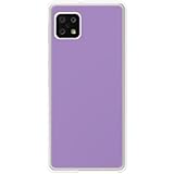 ガールズネオ AQUOS sense5G / AQUOS sense4 / AQUOS sense4 lite/AQUOS sense4 basic docomo SH-53A/SH-41A au SHG03 ケース (単色塗り(淡) パープル) S
