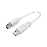(まとめ)変換名人 USB3.0ケーブル A-B 20 USB3A-B/CA20〔×10セット〕