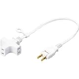 正和電工:正和電工 3ケ口ショートマルチタップ 0.4m 白 T-30MG 型式:T-30MG