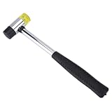 VGEBY ギター弦楽器フレットハンマー ギターフレットハンマー 弦楽器用 軽量 汎用性 メンテナンス用 ダブルプラスティックヘッド ギターワイヤー交換ツール ハンマー ツール
