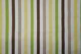 Mod Dots/Stripes Green/choco STRIPES Crib fitted sheet by Bacati [並行輸入品]
