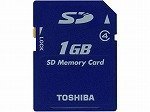 TOSHIBA SDメモリカード 1GB クラス4タイプ SD-B001GT4