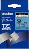 BROTHER TZテープ TZ-521 ラミネートテープ(青地/黒字) 9mm
