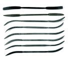 Jack Richeson Double Sided Student Rasp Set - Black, Set - 8