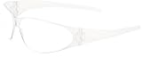 Checkmate Wraparound Safety Glasses, CLR Polycarbonate Frame, Uncoated CLR Lens (並行輸入品)
