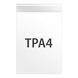 ヘッズ 日本製 テープ付OPP袋 22.5cm×31cm+4(テープ部)cm 透明 100枚 A4サイズ HEADS TPA4