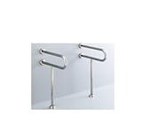 LIXIL(リクシル) INAX 洗面器用手すり(壁床固定式)ステンレスタイプ KF-312S70