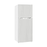 TOHOTAIYO 2ドア冷凍冷蔵庫 左右ドア開き付け替え可能 138L ホワイトウッド TH-138L2-WW