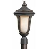 Triarch International 75375-11 Ambassador Collection 3-Light Exterior Post Mount, Weathered Bronze a