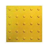 のり付点字タイル 300角 警告(ポイント)