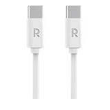 ドコモ純正 USBケーブル 1.5m Type-C to C 03M ホワイト 最大60W 急速充電 高耐久 温度保護機能 充電データ転送対応
