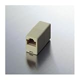 （まとめ）エレコム RJ45延長アダプタ LD-RJ45TJJA〔×10セット〕