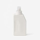 KEYUCA (ケユカ) AST ランドリーボトル (800ml / 白×半透明) 注ぎやすい 洗剤ボトル 柔軟剤 詰め替え用 (角型/スリム)