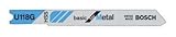 Bosch U118G3 2-3/4-Inch, 36TPI, HSS U-Shank Jigsaw Blade, 3 Pack [並行輸入品]