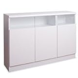 リビングキャビネット幅120扉no-0003 ホワイト