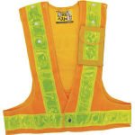 緑十字 多機能ベスト(黄/黄) サイズ:フリー ナイロンメッシュ 238084
