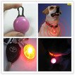 LED ペンダント セーフテイペンダント　犬 の 首輪 に 夜　夜間の散歩でも ペットの位置を光で知らせます。　電池付　ピンク色