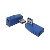 （まとめ）変換名人 変換プラグ USB3.0 A右L型 USB3A-RL【×10セット】