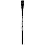 Silver Brush 3008S-012 Black Velvet Short Handle Blend Squirrel and Risslon Brush, Square Wash, 1/2-Inch by Silver Brush Limited