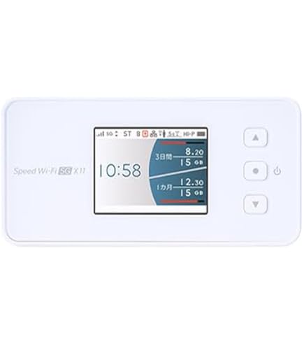 Amazon.co.jp: Speed Wi-Fi 5G X12 Devices/Ice White/UQ au Mobile Amazon.co.jp: Speed Wi-Fi 5G X12 Devices/Ice White/UQ au Mobile