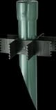 RAB Lighting MPM19VG Mighty Post with Metal Cap, 3 Diameter x 19 Height, Verde Green by RAB Lighting