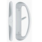 Rockwell Cambridgeスライドガラスドアハンドルセットinホワイト仕上げfor 3 – 15 / 16 " CTC Screwhole